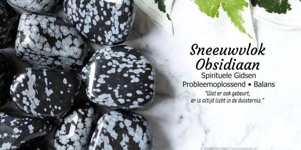 Sneeuwvlok obsidiaan informatie - Crystal Cave