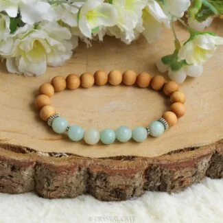 Amazoniet edelstenen armband - Crystal Cave