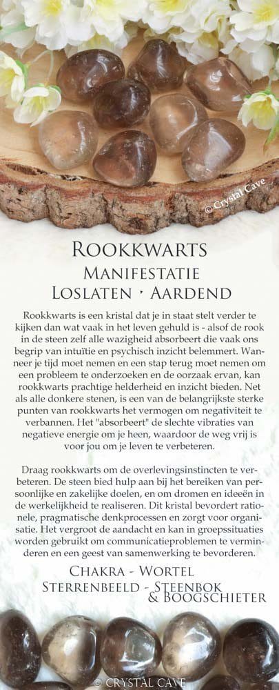 Rookkwarts 2 Rookkwarts edelsteen kaartje - Crystal Cave