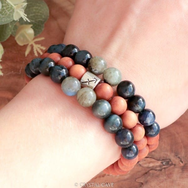 Sterrenbeeld boogschutter edelstenen armband - Crystal Cave