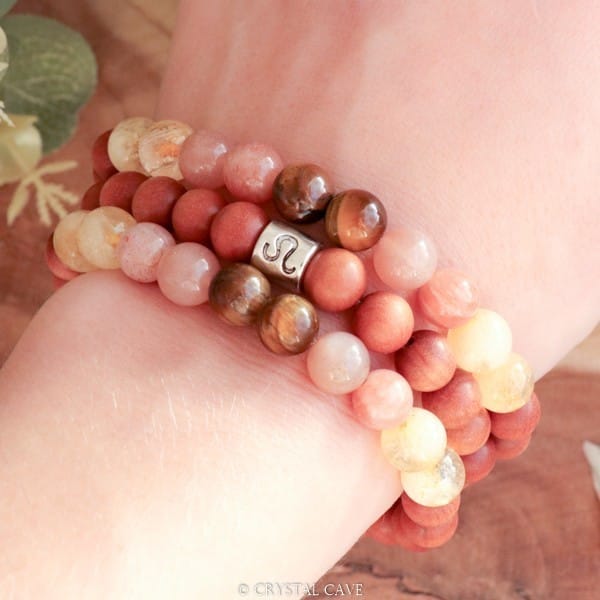 Sterrenbeeld leeuw edelstenen armband - Crystal Cave