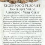 Regenboog fluoriet edelsteen kaartje - Crystal Cave