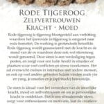 Rode tijgeroog werking - Crystal Cave