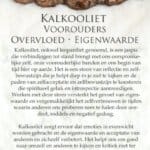 Kalkooliet edelsteen kaartje - Crystal Cave