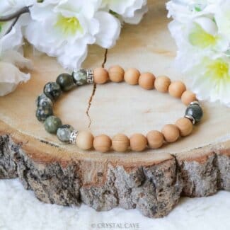 Kambaba jaspis edelstenen armband - Crystal Cave