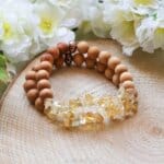 Citrienkwarts armband unisex - Crystal Cave