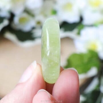 Groene calciet plat - Crystal Cave