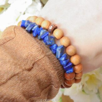 Splitstenen armband lapis lazuli - Crystal Cave