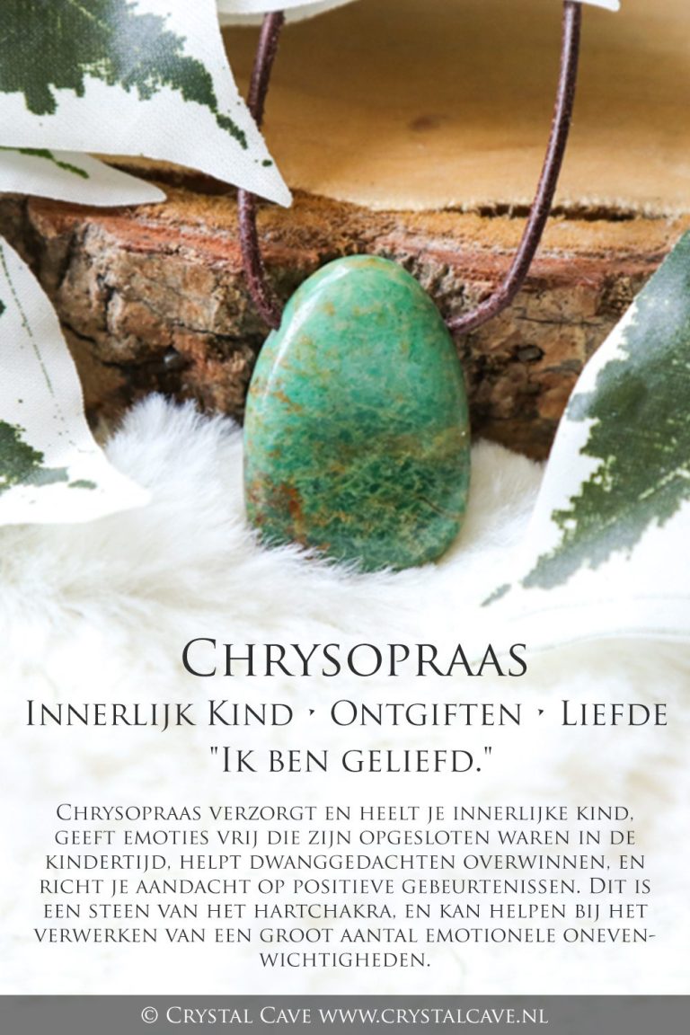 Chrysopraas betekenis - Crystal Cave