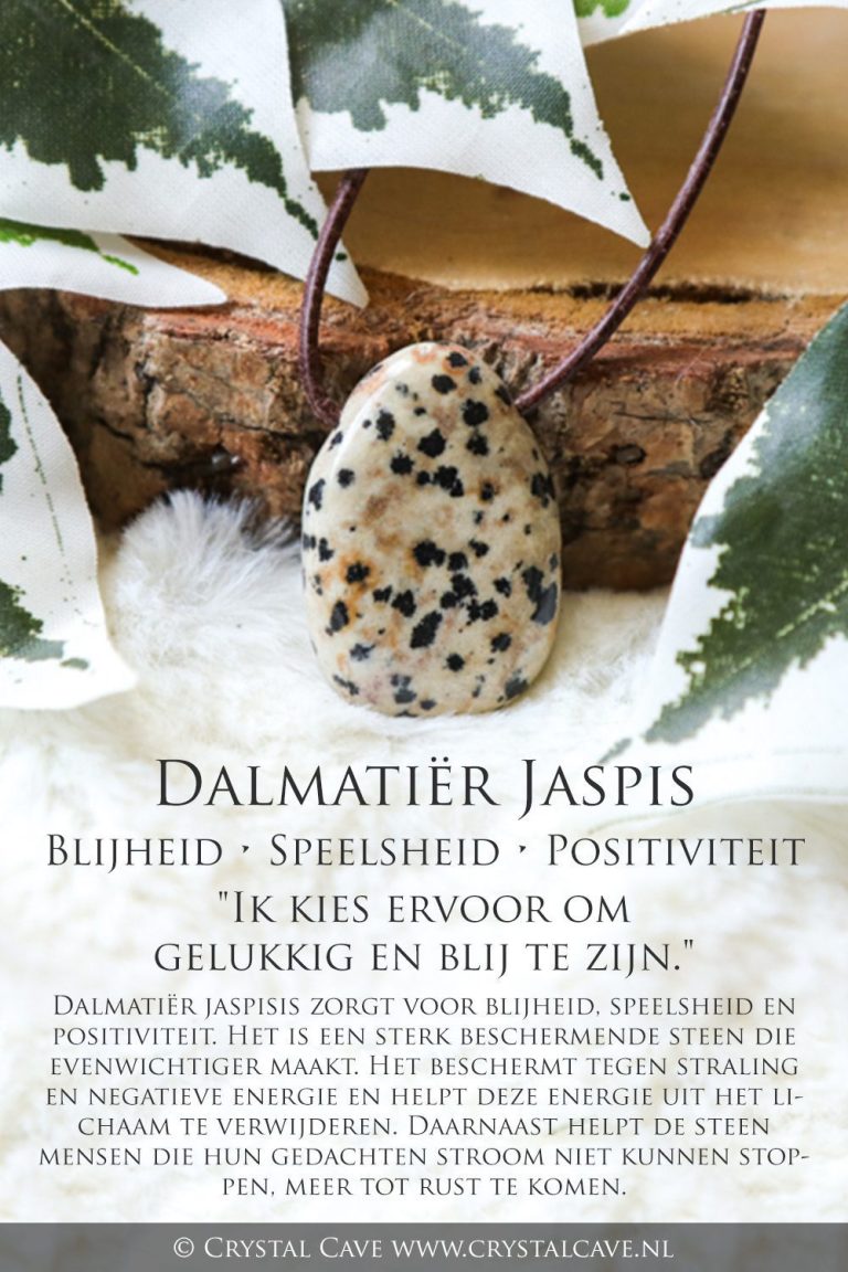 Dalmatier jaspis betekenis - Crystal Cave