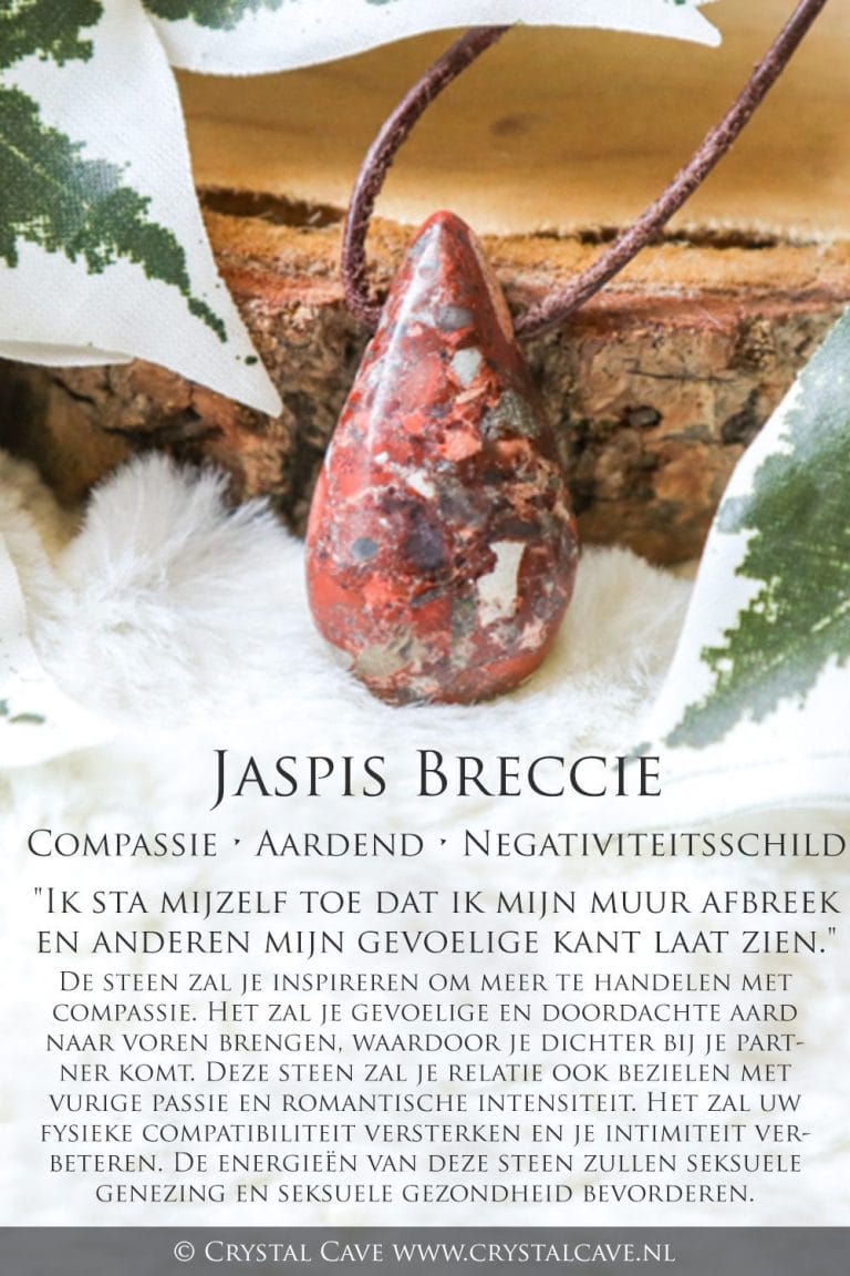 Jaspis breccie betekenis - Crystal Cave