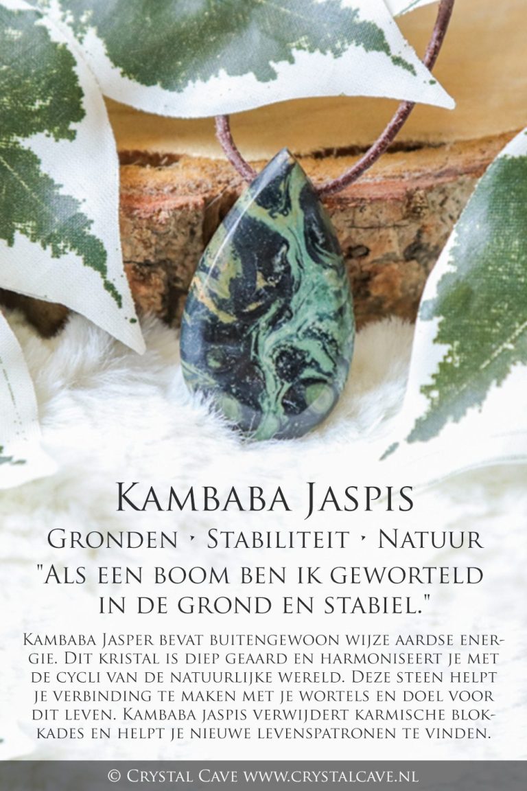Kambaba jaspis betekenis - Crystal Cave