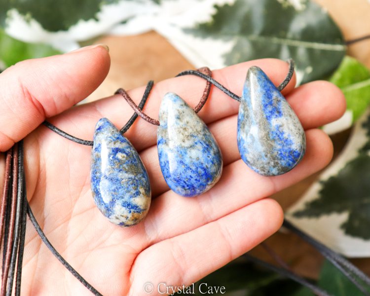 Lapis lazuli druppel ketting - Crystal Cave