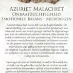 Azuriet malachiet werking - Crystal Cave