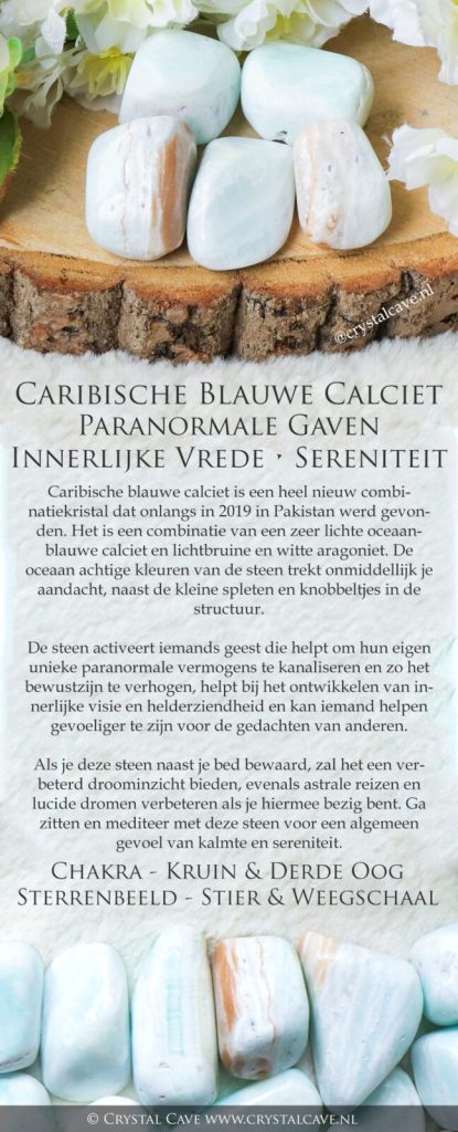 Caribische Blauwe Calciet 2 Caribische blauwe calciet werking - Crystal Cave