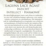Laguna lace agaat edelsteen kaartje - Crystal Cave
