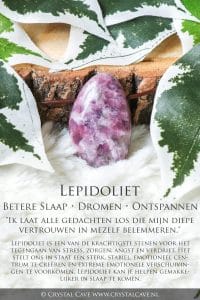 Lepidoliet betekenis - Crystal Cave