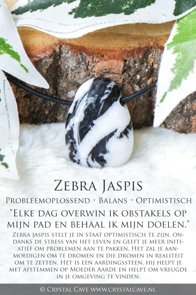 Zebra jaspis betekenis - Crystal Cave