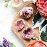 Ruwe roze amethist cluster kopen xs - Crystal Cave