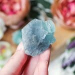 Blauwe fluoriet brok - Crystal Cave