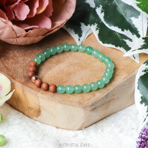 Groene aventurijn 6mm armband - Crystal Cave