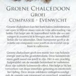 Groene chalcedoon betekenis - Crystal Cave