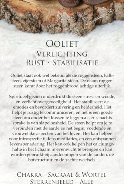Ooliet betekenis - Crystal Cave