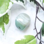 Groene agaat steen - Crystal Cave