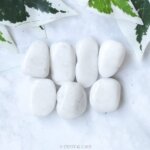 Witte bariet knuffelsteen - Crystal Cave
