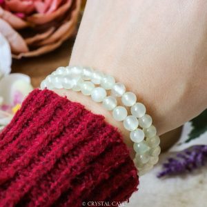 New jade 6mm armband - Crystal Cave