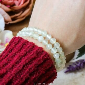 New jade 6mm armband - Crystal Cave
