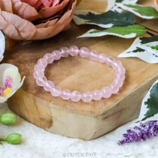 Rozenkwarts armbandje - Crystal Cave