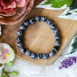 Sneeuwvlok obsidiaan accessoire - Crystal Cave