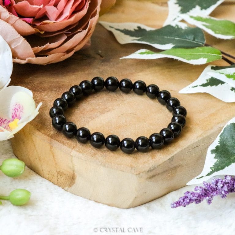 Zwarte toermalijn armbandje - Crystal Cave
