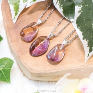 Ametrien ketting zilver - Crystal Cave