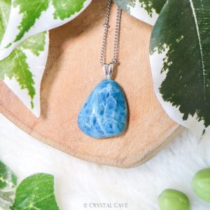 Blauwe apatiet hanger - Crystal Cave