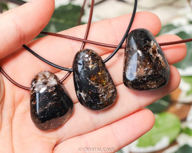 Bruine toermalijn ketting - Crystal Cave