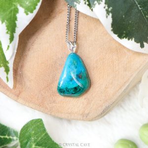 Chrysocolla hanger - Crystal Cave