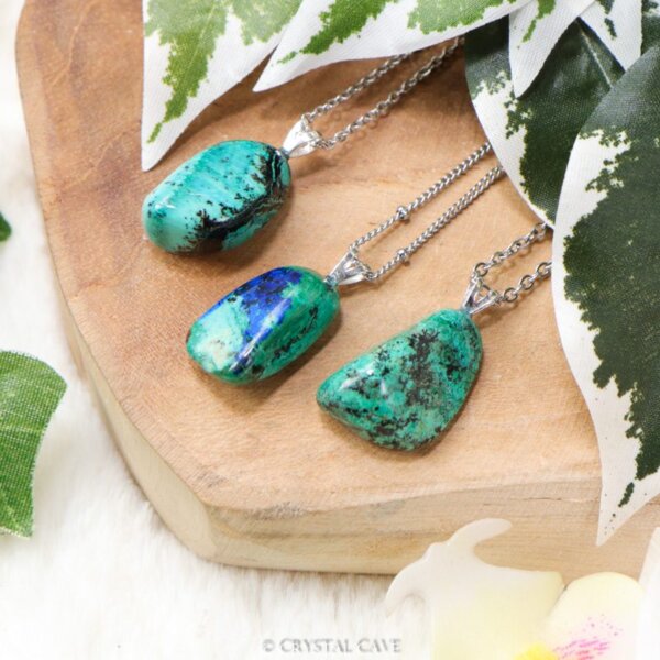 Eilatsteen ketting zilver - Crystal Cave
