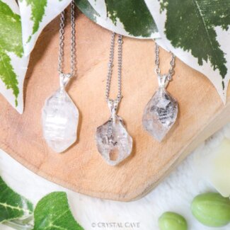 Herkimer diamant 925 zilver - Crystal Cave