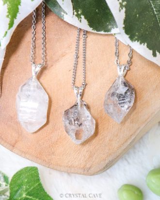 Herkimer diamant 925 zilver - Crystal Cave