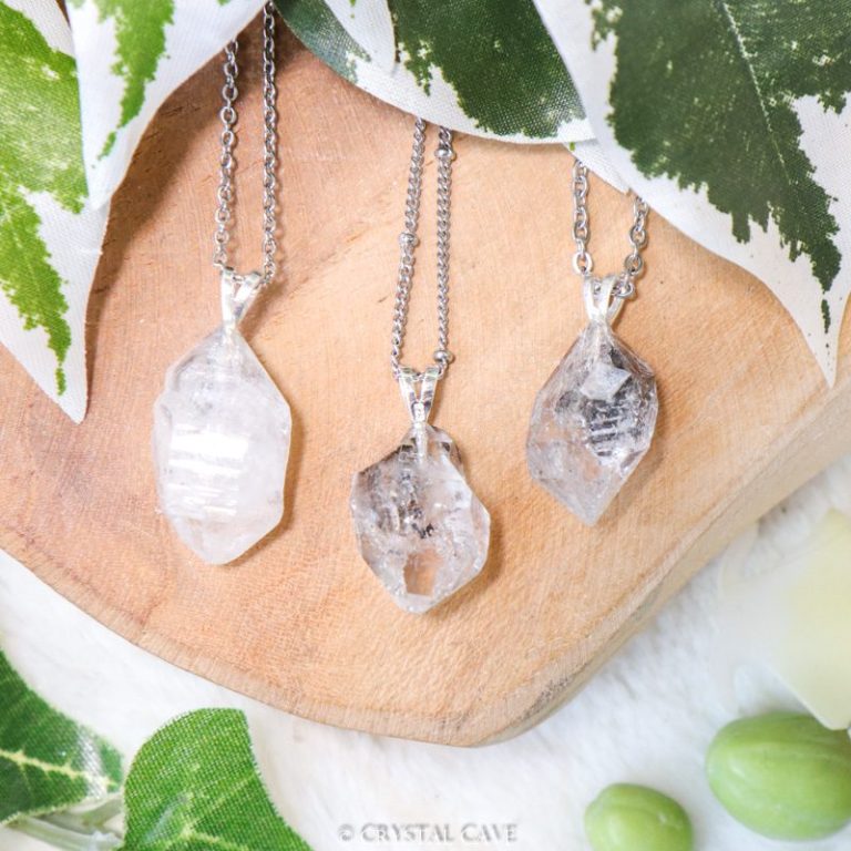 Herkimer diamant 925 zilver - Crystal Cave
