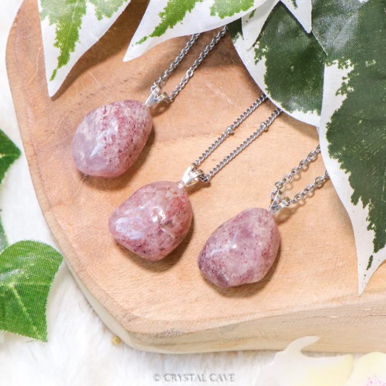 Hilutiet ketting zilver - Crystal Cave