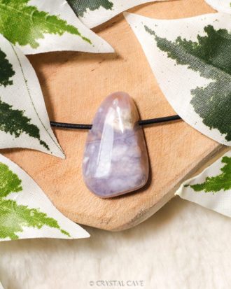 Lavendel chalcedoon hanger - Crystal Cave