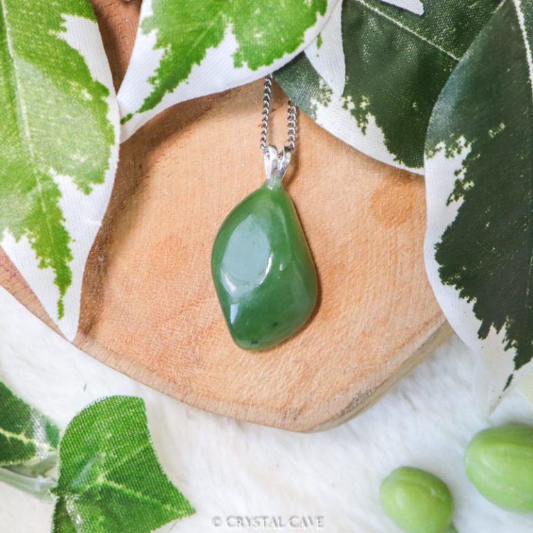 Nefriet jade hanger - Crystal Cave