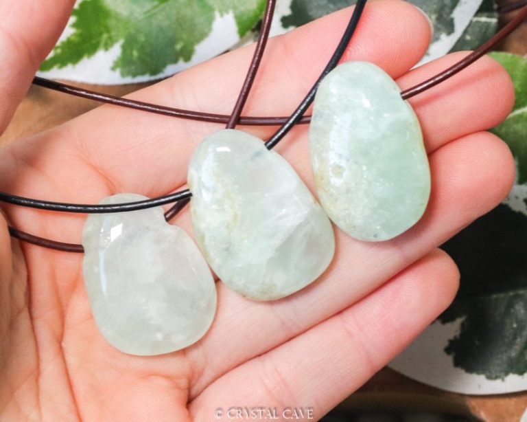 Prehniet ketting - Crystal Cave
