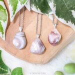 Roze botswana agaat 925 zilver - Crystal Cave