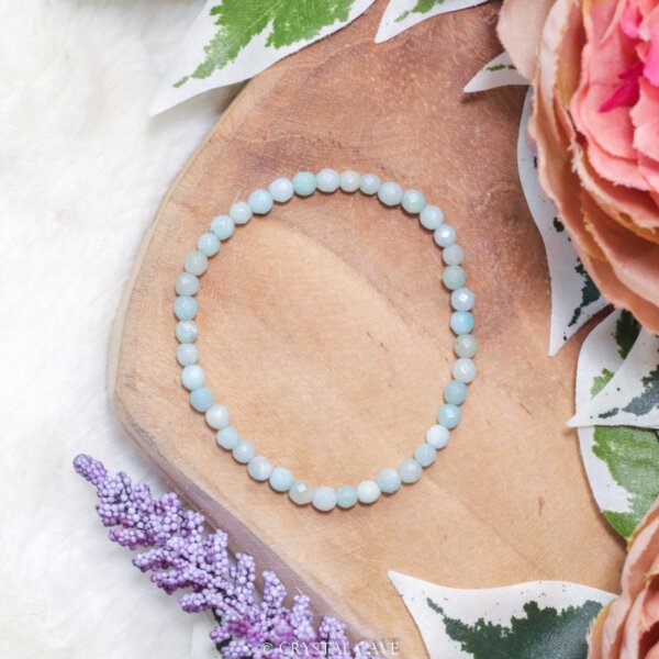 Amazoniet edelsteen armband kind - Crystal Cave