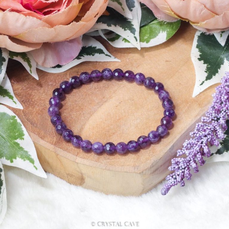 Amethist facet armbandje - Crystal Cave