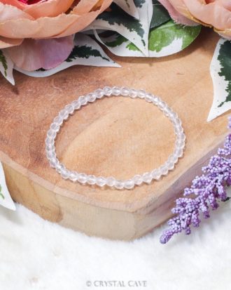 Bergkristal facet armband - Crystal Cave